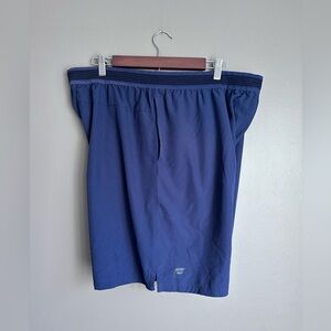 Fabletics Fundamental Lined Shorts Men’s XXL Navy Blue Athletic Gym Running